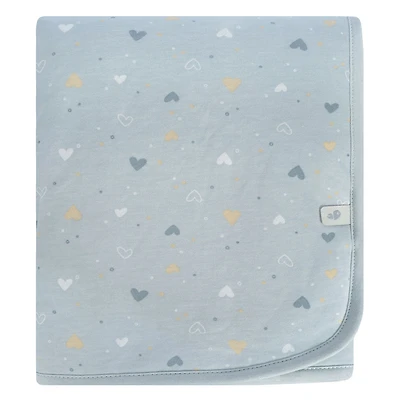 Couverture En Bambou Perlimpinpin- Coeurs