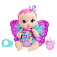 My Garden Baby - Poupée Bébé Papillon Rose Boit et Fait Pipi - Notre exclusivité