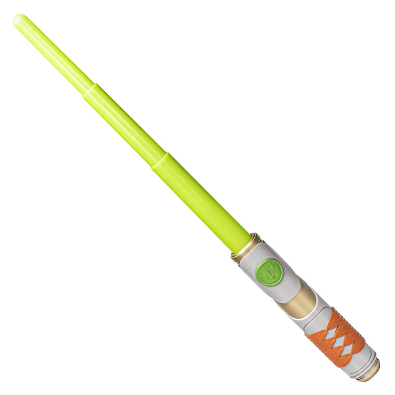 Star Wars Young Jedi Adventures, sabre laser à lame extensible verte de Kai Brightstar, jouets Star Warspour enfants d'âge préscolaire