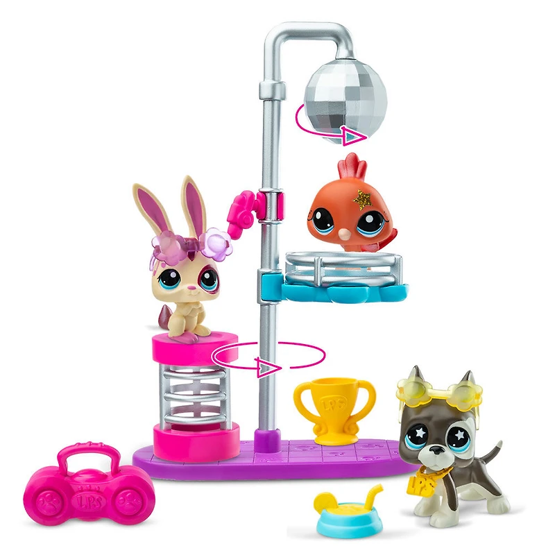 Pack de jeu Littlest Pet Shop - Disco Nights
