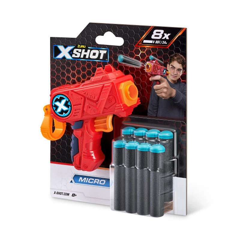 Zuru X-Shot Excel Micro Blaster (8 fléchettes)