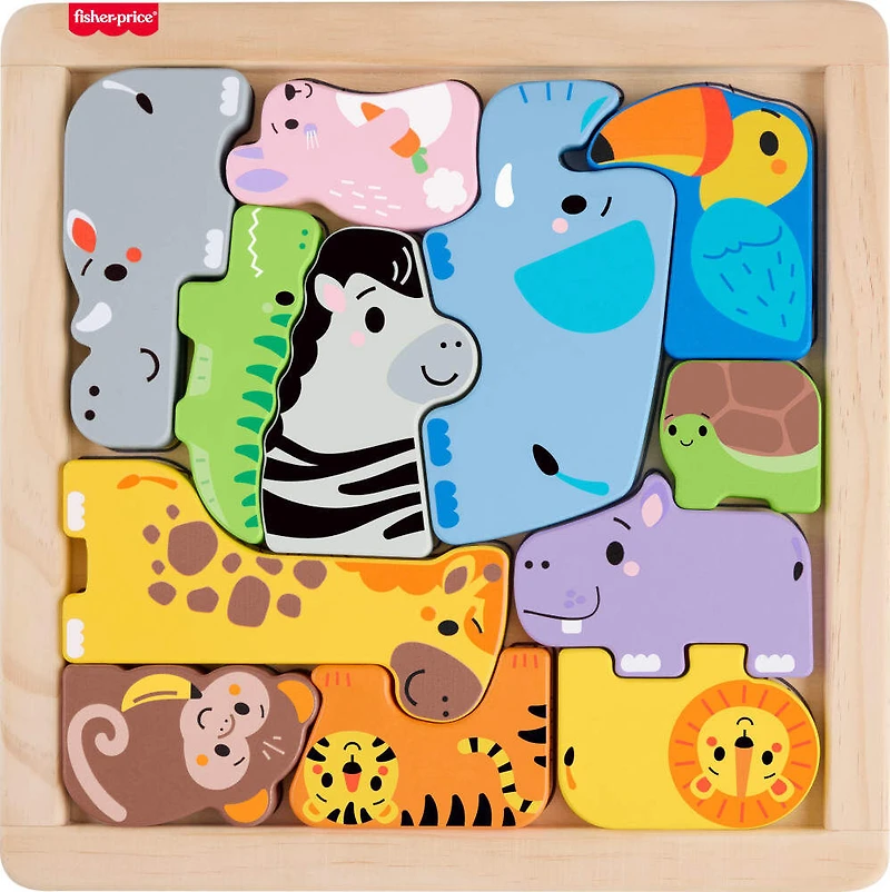 Fisher-Price Wooden Animal Puzzle