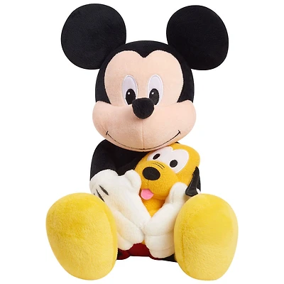 Peluche Mickey Mouse avec Pluto de Disney Classics
