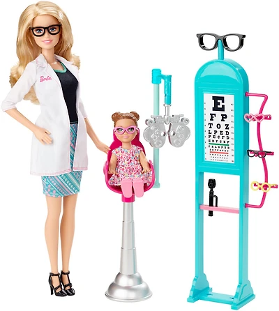 Barbie - Careers Eye Doctor Doll & Playset