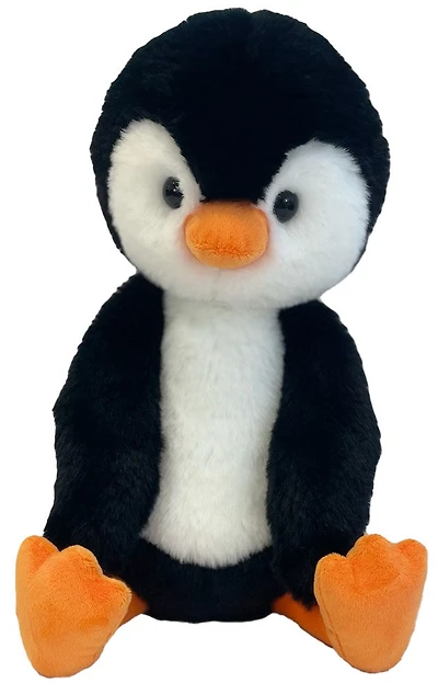 World's Softest - Lushees 16" - Peluche Poppy Pingouin noir et blanc