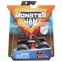 Monster Jam, Monster truck authentique Northern Nightmare en métal moulé à l'échelle 1:64, série Legacy Trucks