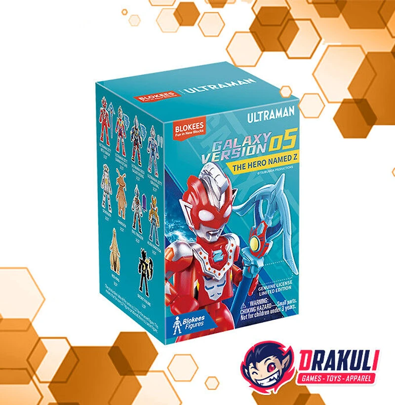 Blokees Ultraman- Galaxy Version 9PC PDQ Wave 5 - English Edition