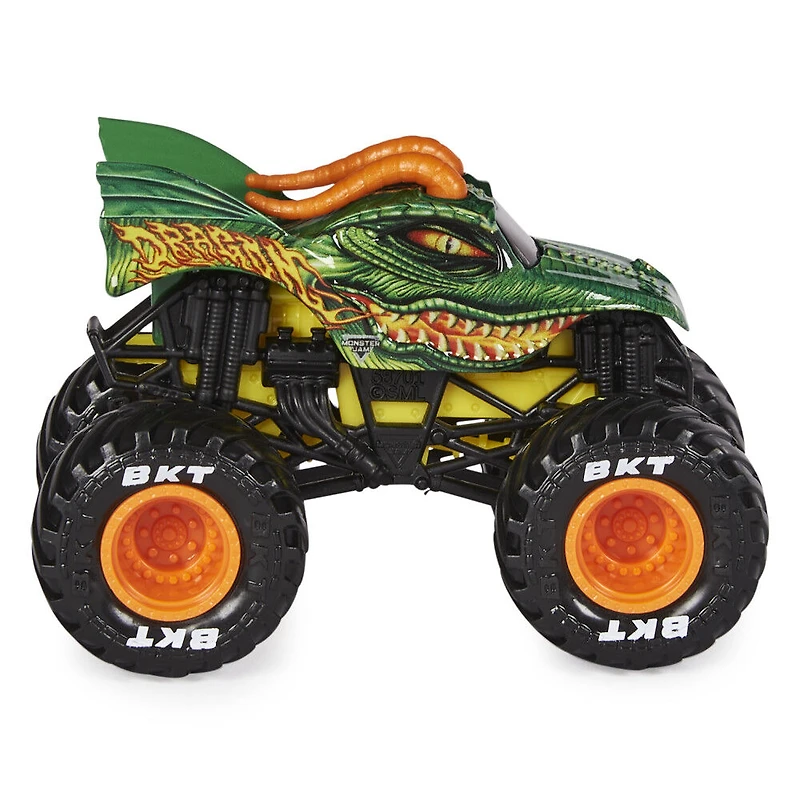 Monster Jam, Monster truck Dragon officiel, véhicule en métal moul