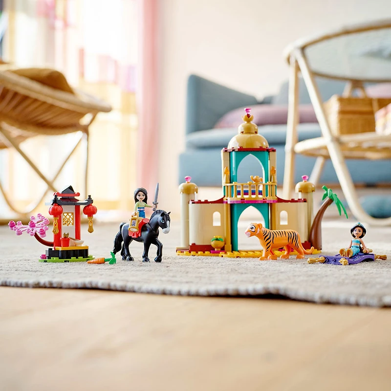 LEGO  Disney Jasmine and Mulan's Adventure 43208 Building Kit (176 Pieces)