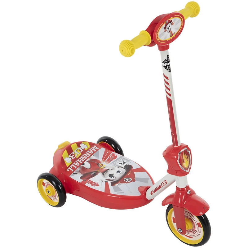 PAW Patrol Marshall Kids' Bubble Scooter Battery Ride-On, Red, 6V