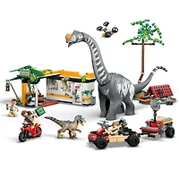 LEGO Jurassic World Raptor & Titanosaurus Tracking Mission Kids Toy for Boys & Girls, Ages 7+ -76973