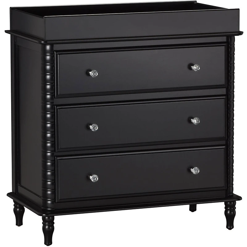 Rowan Valley Linden 3 tiroirs Commode, Noir