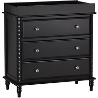 Rowan Valley Linden 3 tiroirs Commode, Noir