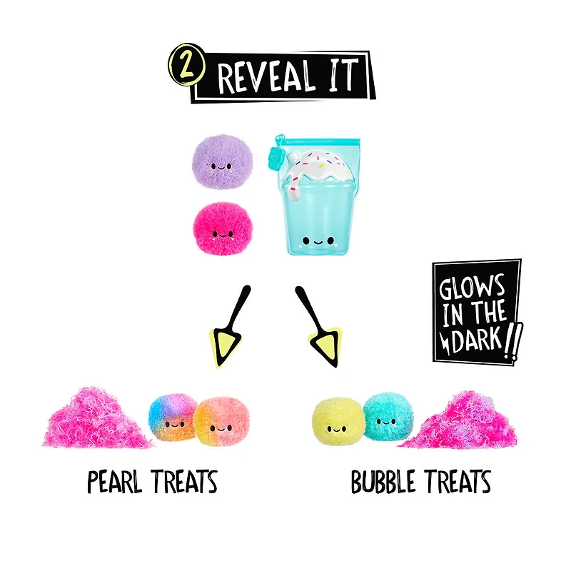 Petite peluche Fluffie Stuffiez : boisson aux bulles