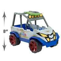 Véhicule de Secours Tout-Terrain pour Problème de Dinosaure des Pyjamasques, Inclut Figurines de Dinosaure et Catboy - Édition anglaise