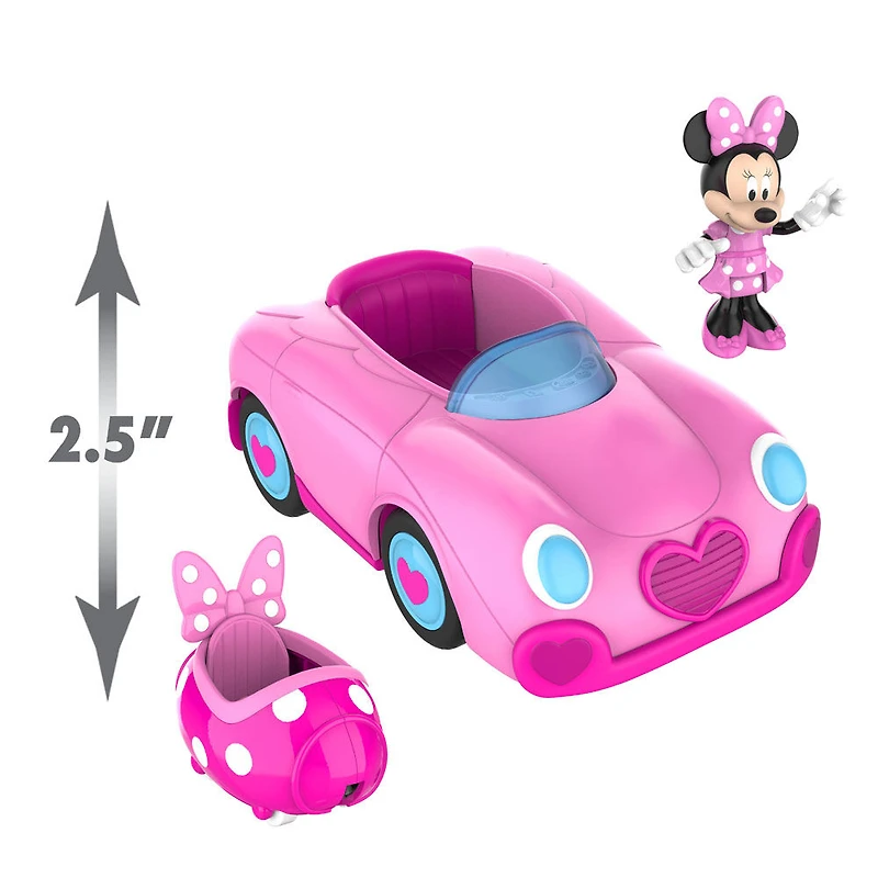 Disney Junior Mickey Mouse Funhouse Transforming Vehicle, Minnie Mouse