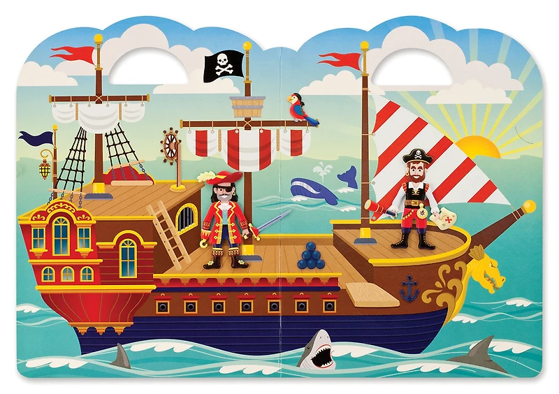 Melissa & Doug Puffy Sticker Play Set - Pirate - French Edition
