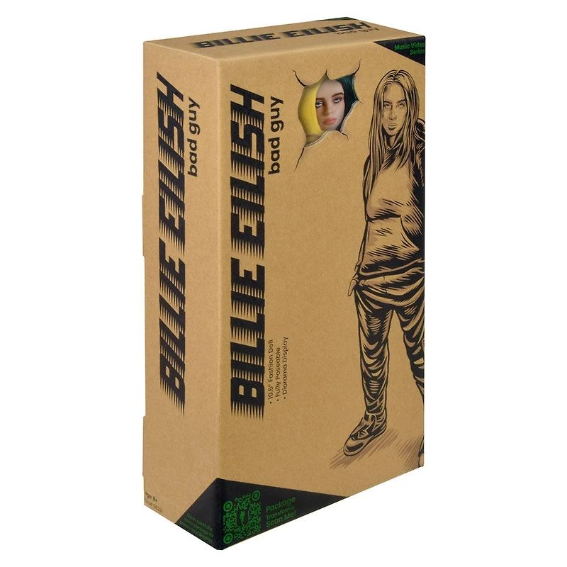 Poupée Billie Eilish de 27 cm - vidéo Bad Guy - Édition anglaise