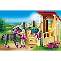 Playmobil - Box avec cavalière et pur-sang Arabe (6934)