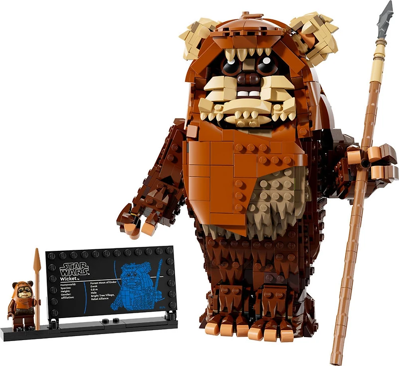 LEGO Star Wars Wicket the Ewok Building Toy for Pretend Play - Building Toy for Kids, Ages 12+ - 75430