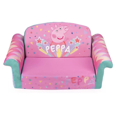 Mobilier Marshmallow - Canapé dépliable en mousse 2-en-1 pour enfants - Peppa Pig