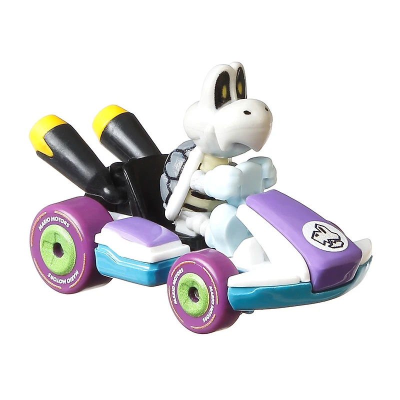 Hot Wheels - Mario Kart - Véhicule Dry Bones Standard Kart