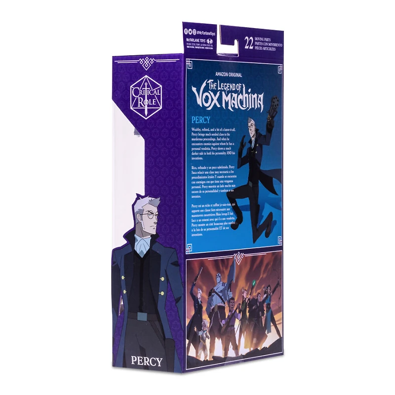 McFarlane Toys: Critical Role: The Legend of Vox Machina - Percy - 7" Figurine