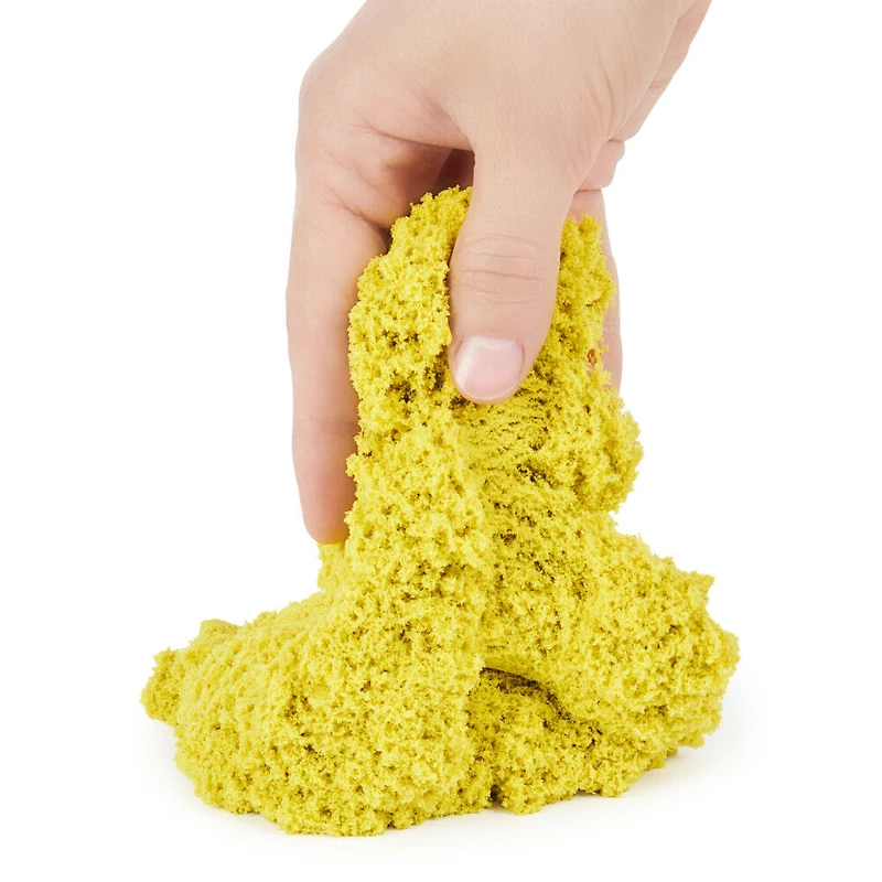 Kinetic Sand Scents, 227 g de sable Kinetic Sand jaune, Parfum qui donne la banane