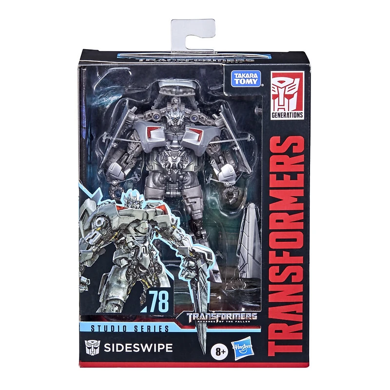 Transformers, Studio Series 78, Sideswipe classe Deluxe de 11 cm, du film Transformers : La Revanche