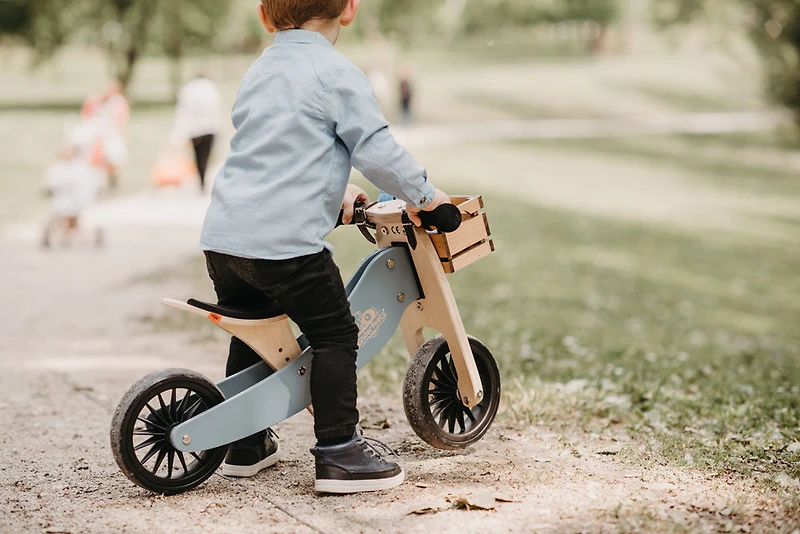 Kinderfeets Tiny Tot PLUS Balance Bike Slate Blue