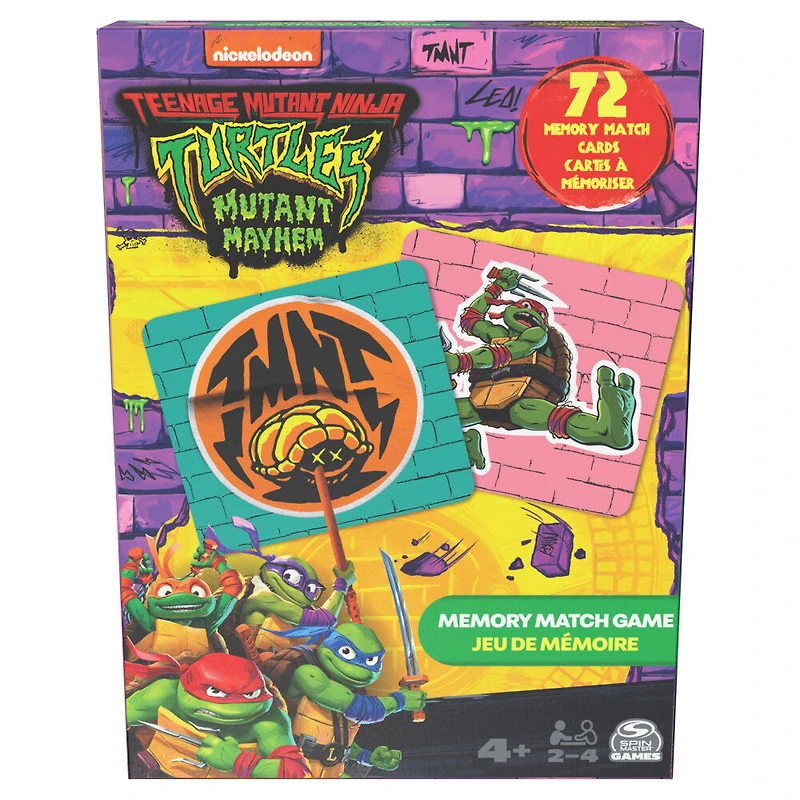 Teenage Mutant Ninja Turtles Memory Match Game
