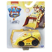 PAW Patrol, True Metal Rubble Collectible Die-Cast Vehicle, Movie Series 1:55 Scale