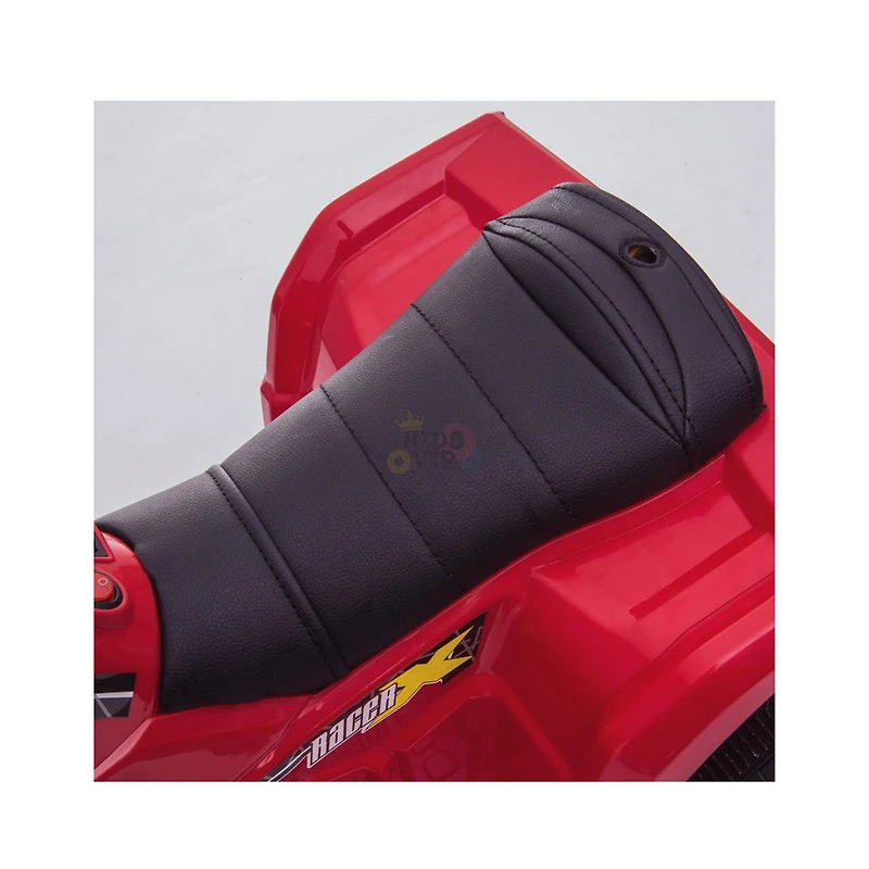 VTT à conducteur porté KidsVip 6V X Edition - Rouge - Édition anglaise