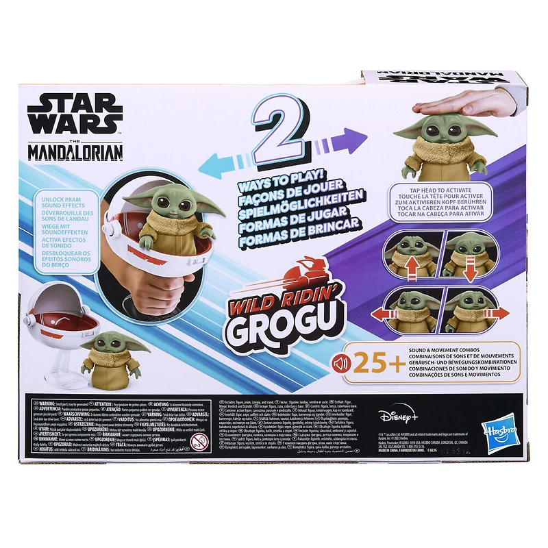 Star Wars Wild Ridin' Grogu, The Child Animatronic Toy, Over 25 Sound and Motion Combinations