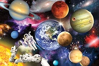 Howard Robinson - Outer Space 150 pièces - Casse-tête Super 3D