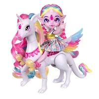 Magic Mixies Pixlings & Pegacorn Pack- Unia The Unicorn Pixling And Rainbow Star The Pegacorn Pet