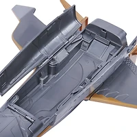 DC Comics, Vaisseau Hawk Cruiser Patrol, comprend des figurines articulées Black Adam et Hawkman, plus de 40 cm de large, Première Édition