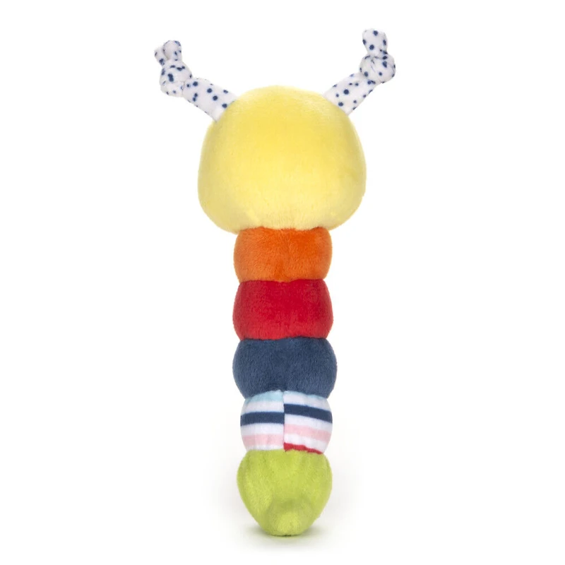 Baby GUND, Hochet en peluche chenille Tinkle Crinkle pour stimulation sensorielle, 14 cm
