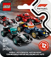 LEGO F1 Voitures de course de F1 à collectionner, Ensemble de construction pour les enfants, Ensemble de jeu de modèles à construire 71049