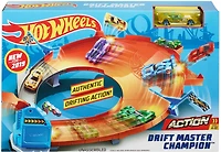 Hot Wheels - Coffret de jeu Piste Champion du dérapage - Édition anglaise.
