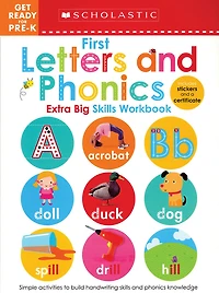 Scholastic Early Learners: Get Ready For Pre-K First Letters And Phonics Extra Big Skills Workbook - English Edition