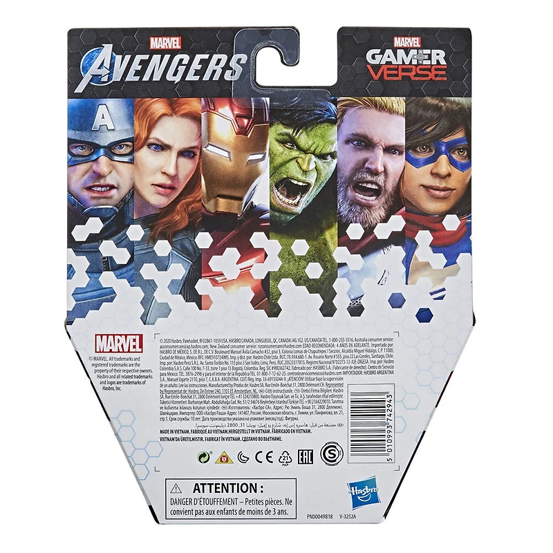 Hasbro Marvel Gamerverse 6-inch Action Figure Toy Iron Man Overclock