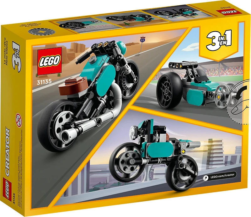 LEGO Creator La moto rétro 31135 Ensemble de jeu de construction (128 pièces)