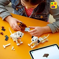 LEGO Disney Lucky et Penny, les Chiots des 101 Dalmatiens, Idée-Cadeau, Jouet de Construction pour Enfants 43271