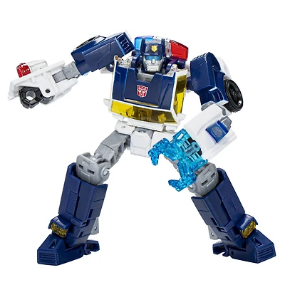 Transformers Generations Legacy United, figurine Rescue Bots Univers Autobot Chase classe Deluxe