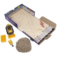 Kinetic Sand, Coffret Camion pour creuser et démolir avec 454 g de Kinetic Sand