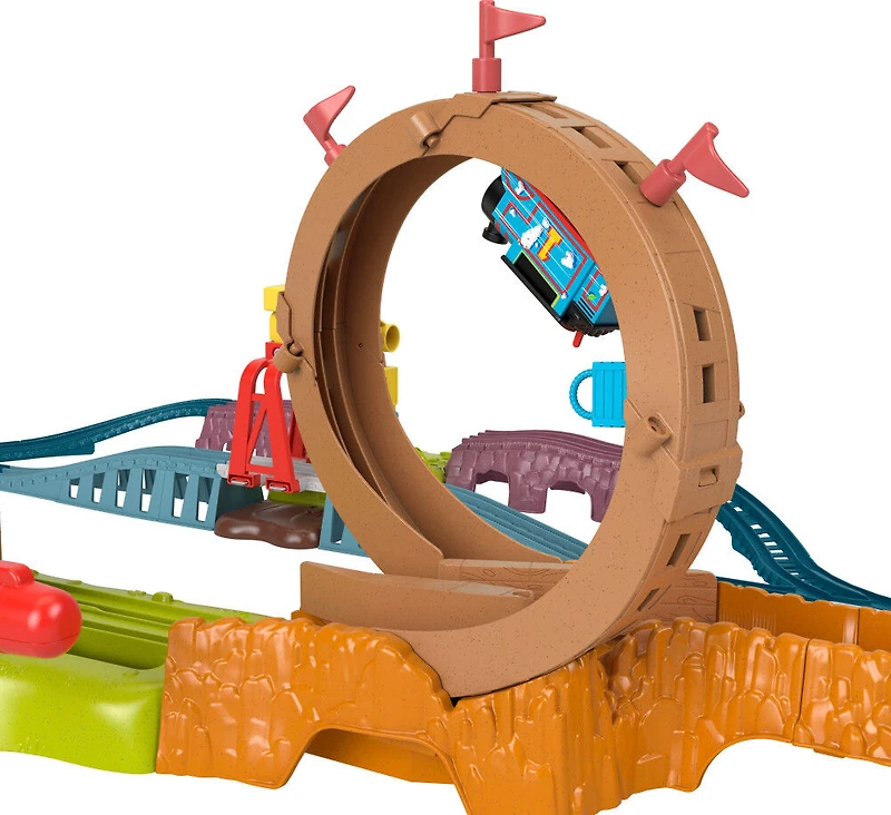 Fisher-Price - Thomas et ses amis - Coffret piste - Cour Lancement et boucle