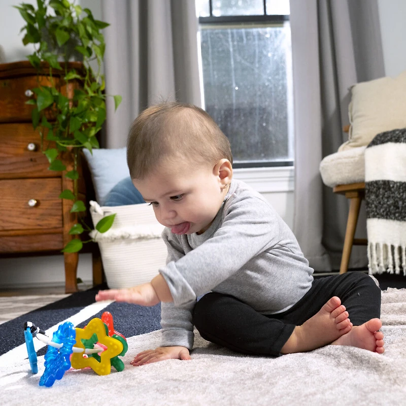 Baby Einstein Ocean Explorer - Jouet anneau de dentition Sea of Sensory