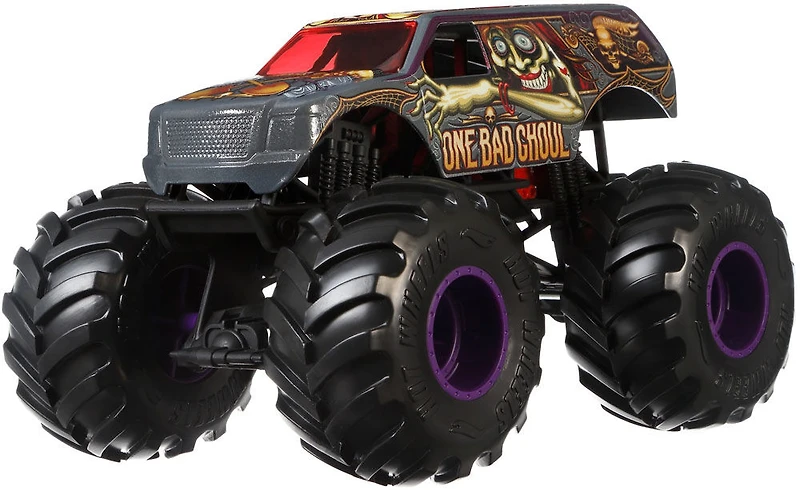 Hot Wheels Monster Trucks 1:24 One Bad Ghoul Vehicle