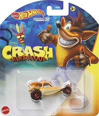 Hot Wheels Crash Bandicoot Véhicule inspiré d'un personnage